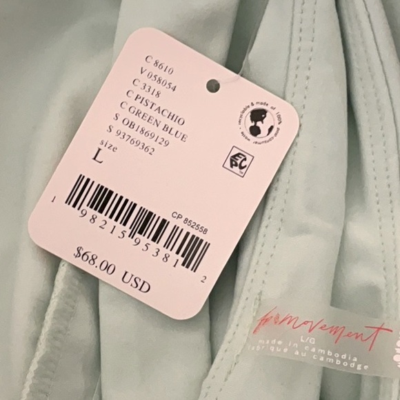 FP MOVEMENT Never Better Long Tank L Pistachio $68 Retail NWT - Picture 3 of 12